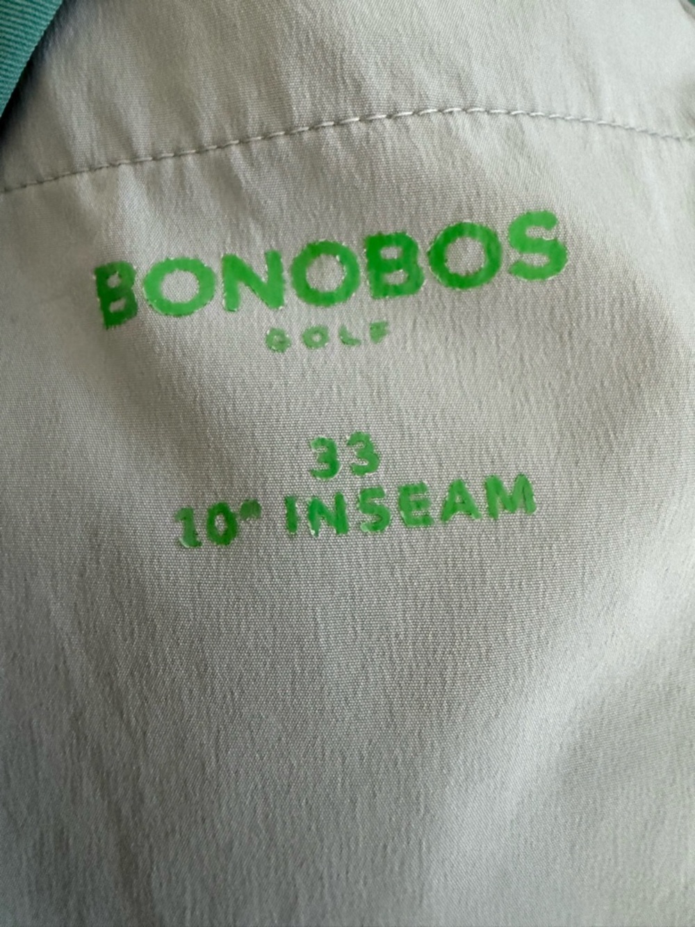 BONOBOS Golf Shorts Performance Stretch Breathable‎ Green Sporty Preppy 33 - Picture 7 of 9